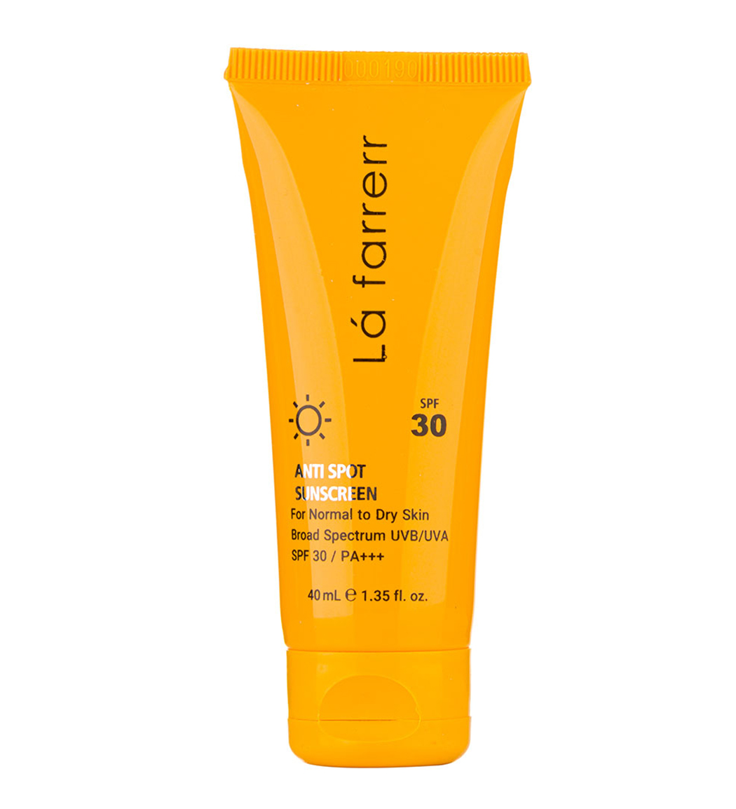 ضد آفتاب لافارر SPF 30 مناسب پوست خشک
